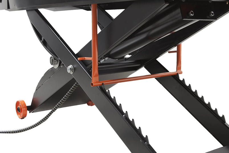 Apluslift MT1500X 1500LB Air-Operated Motorcycle and ATV Lift Table, 48" Wide with Side Extensions, 2-Year Warranty