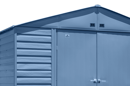 Arrow Select Steel Storage Shed, 10x14, Blue Grey