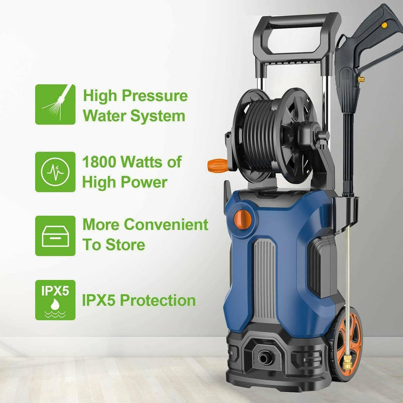 3800PSI 2.8GPM Electric Pressure Washer High Power Cleaner, Water Sprayer Machine