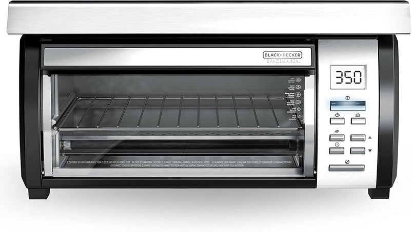 Spacemaker Under-Counter Toaster Oven, Black/Stainless Steel, TROS1000D, 2025