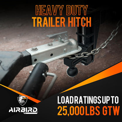 Adjustable Trailer Hitch Fits 2-Inch Receiver