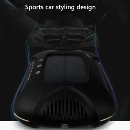 Air Purifier Aroma Diffuser Auto Mist Maker Pm 2.5 Eliminator Car Air Purifier with Fresh Air Humidifier USB Air Purifier for Car with HEPA, White