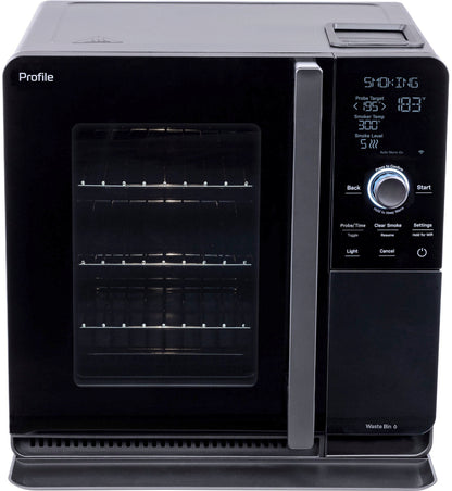 GE Profile, Smart Indoor Smoker, Black, 2025