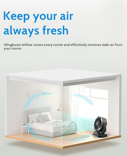 40, 000mAh Battery Operated Fan, 13" Remote Camping Fan with LED Auto-Oscillating Rechargeable Fan Powerful Portable Desk Fan for Home, Camping, RV