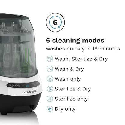 Baby Bottle Washer Pro, Baby Bottle Washer, Sterilizer Plus Dryer, All in One Machine Cleans Bottles, Pump Parts, and Sippy Cups -