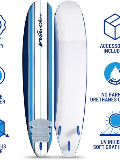 Wavestorm 8ft Classic Longboard, 2025