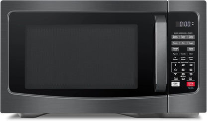 Air Fryer Combo 8-in-1 Countertop Microwave Oven, with Convection, Broil, Odor Removal Mode, 12.4" Position Memory Turntable, Child-Lock, 1.0 Cu. Ft.