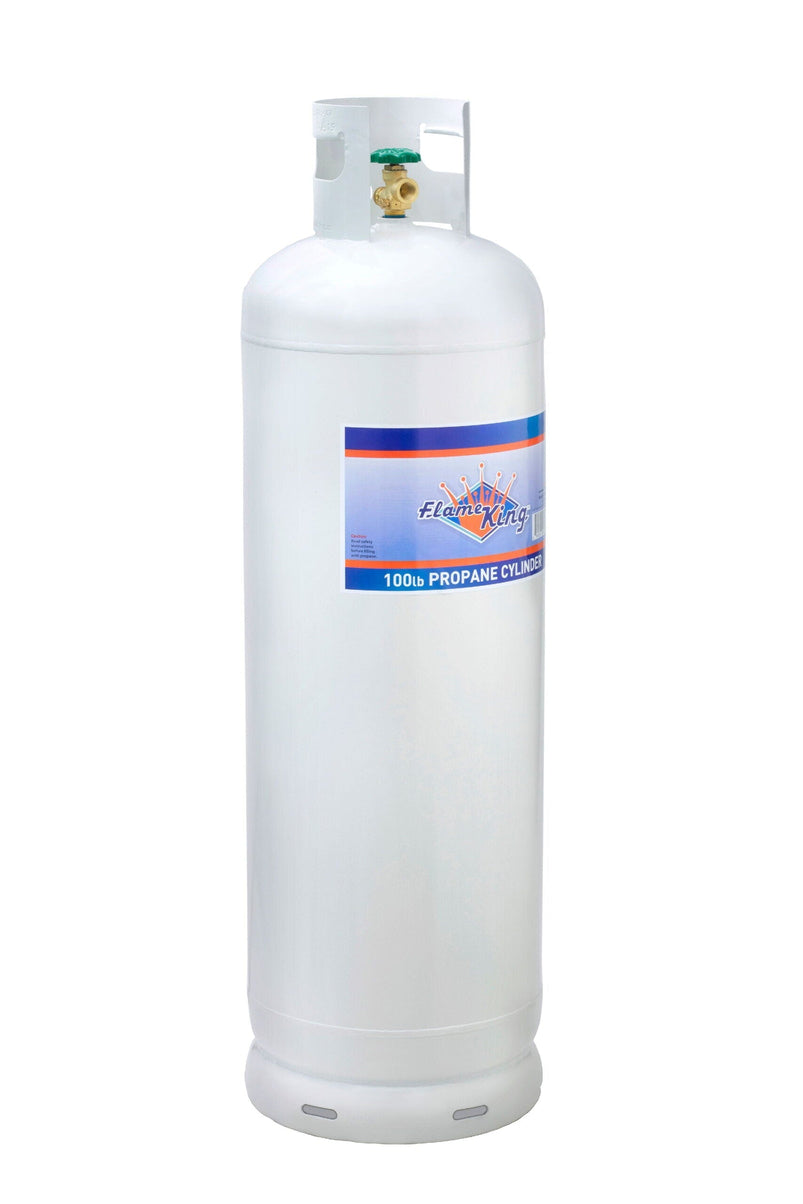 100 LB Steel Propane Cylinder Pol Valve Ships Empty
