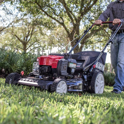 21-Inch 150cc Gas Push Mower with Mow-N-Stow