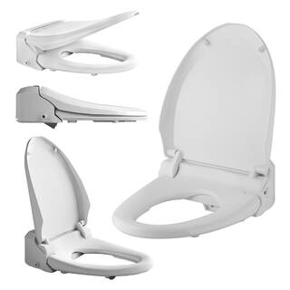 Uspa 6800 Electric Bidet Seat for Elongated Toilets in White USPA6800-E