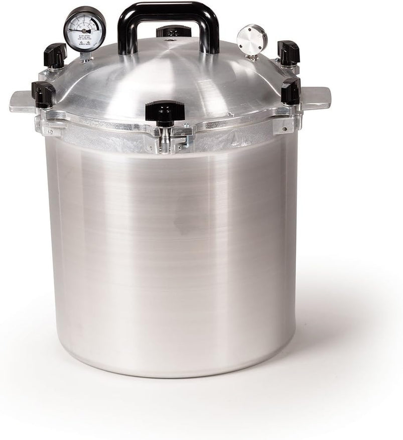All American 1930, 21.5qt Pressure Cooker/Canner the 921, Metal to Metal Sealing System, Easy to Open and Close, Suitable for Gas, Electric