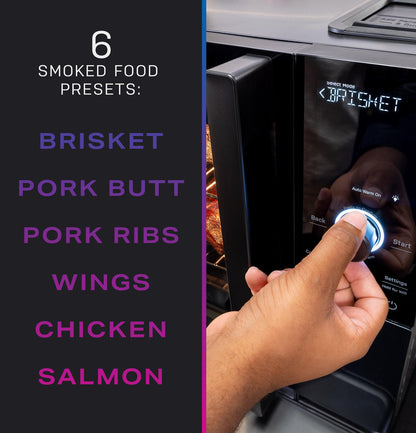 GE Profile, Smart Indoor Smoker, Black, 2025