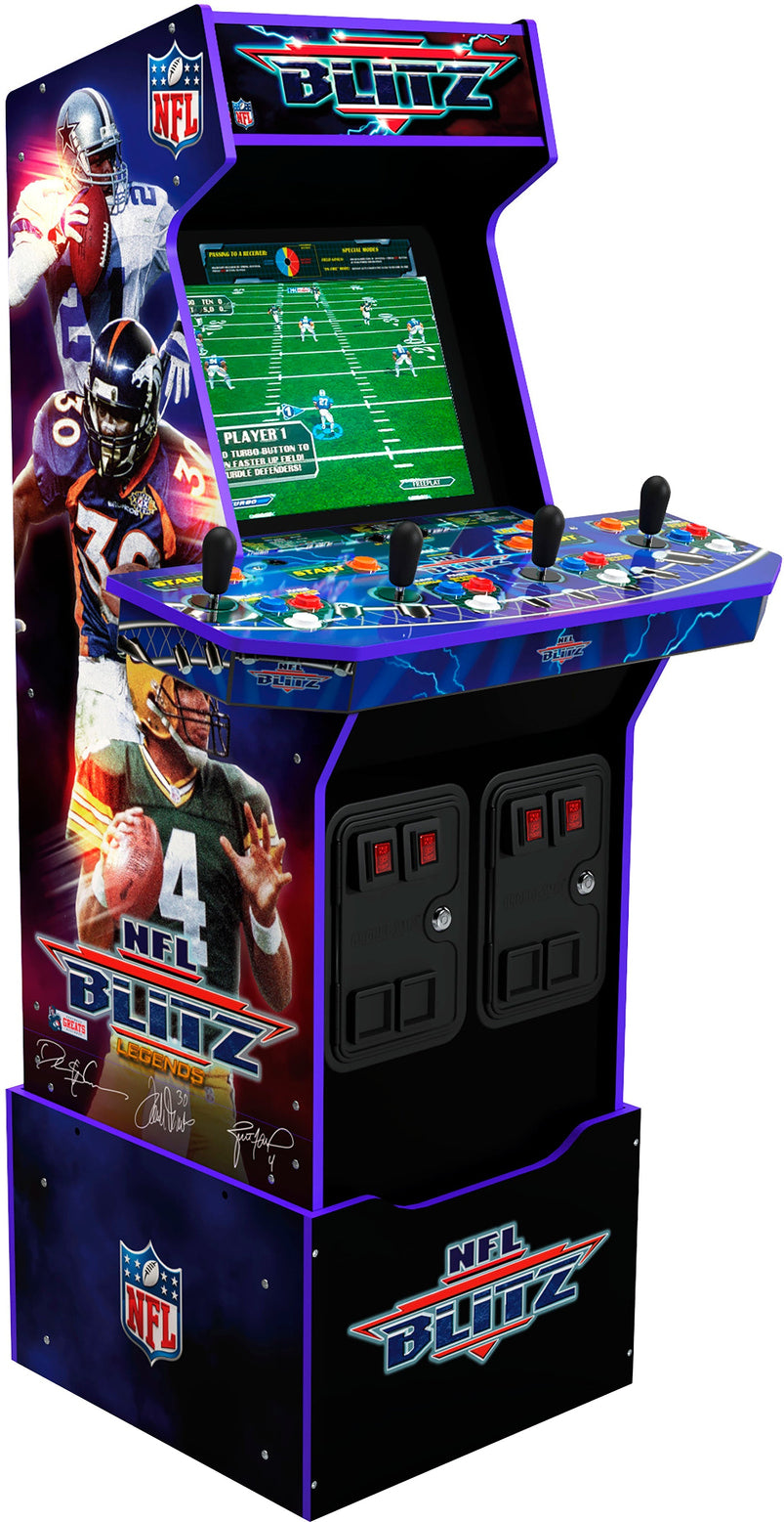 Arcade1Up, Nfl Blitz Arcade with Riser and Lit Marquee, Multi