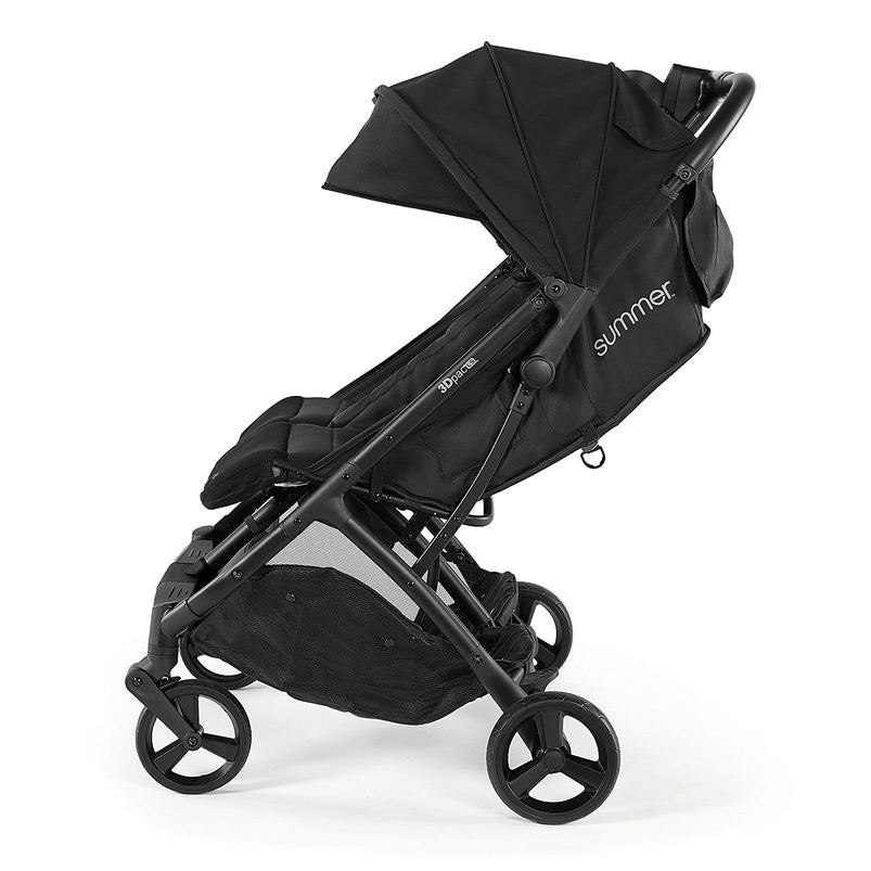 3Dpac Cs Plus Double Stroller, Black, Car Seat Compatible Baby Stroller, Lightweight Stroller with Convenient One-Hand Fold