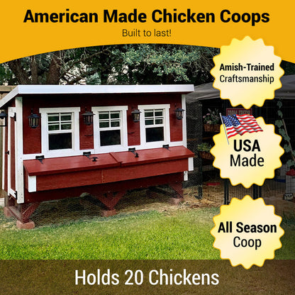 Overez XL Chicken Coop, up to 20 Chickens