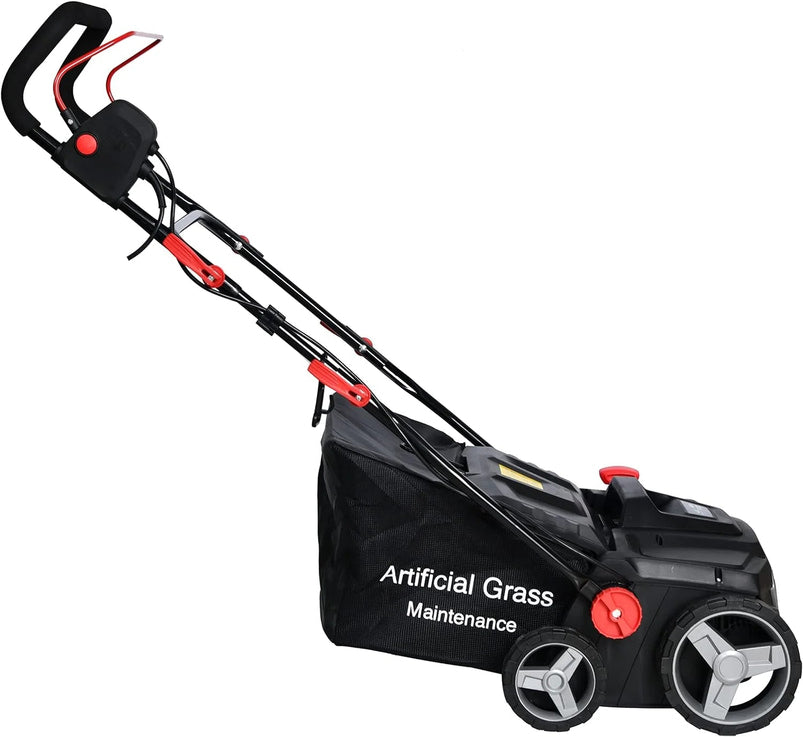 Artificial Turf Broom Yard Power Brush with Collection Box Sweepy Box