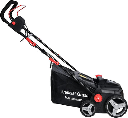 Artificial Turf Broom Yard Power Brush with Collection Box Sweepy Box