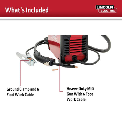 Lincoln Electric Weld-Pak 90i Fc Flux-Cored Wire Feeder Welder No Gas K5255-1