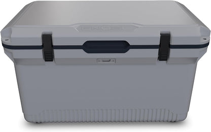 60 QT Ultra-Light Injection Molded Cooler, Ice Chest Keeps Ice up to 7 Days, Large Cooler Includes Wire Basket, Divider and Built-in Bottle Opener