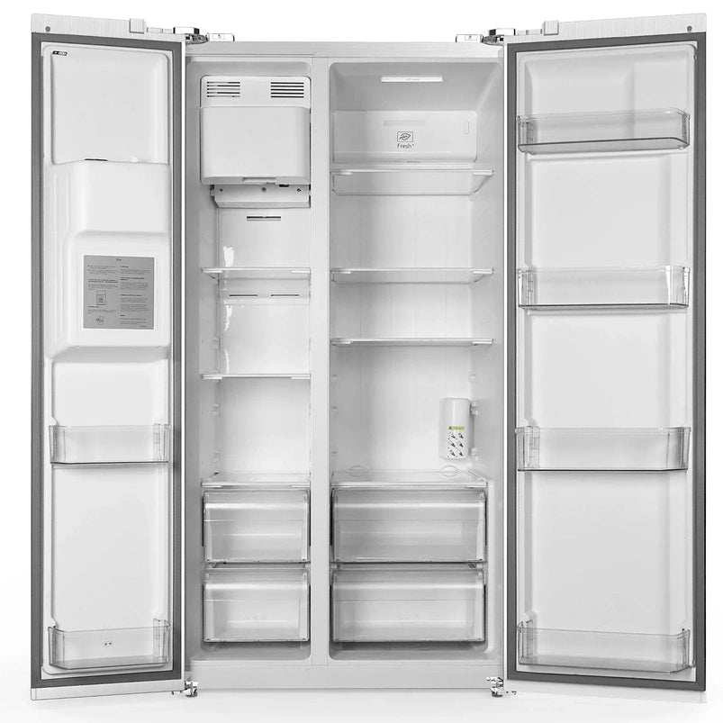 36" Side by Side 20.01 Cu. Ft. Built-in Refrigerator with Freezer and Ice Maker Included