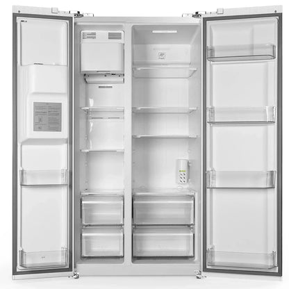 36" Side by Side 20.01 Cu. Ft. Built-in Refrigerator with Freezer and Ice Maker Included