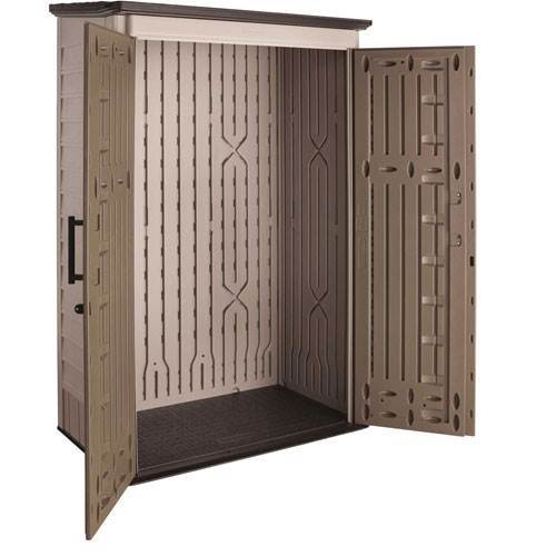 Rubbermaid Outdoor Storage Shed, 52 Cu. Ft, Weather-Resistant, Lockable Doors