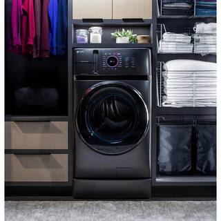 Profile 4.8 Cu. Ft. Ultrafast Combo Washer Dryer with Ventless Heat Pump Technology in Carbon Graphite