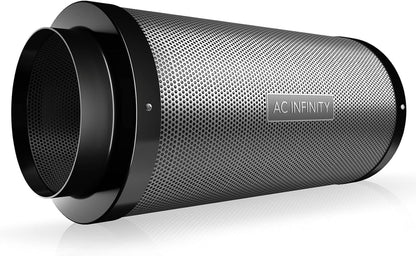 AC Infinity Air Carbon Filter 12" with Premium Australian Virgin Charcoal, for Inline Duct Fan