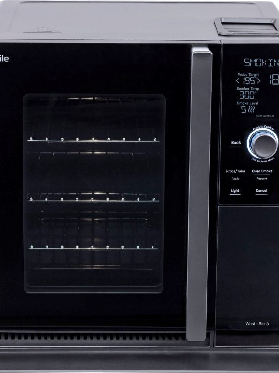GE Profile, Smart Indoor Smoker, Black, 2025