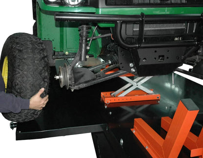 Apluslift MT1500X 1500LB Air-Operated Motorcycle and ATV Lift Table, 48" Wide with Side Extensions, 2-Year Warranty