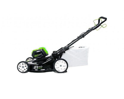 80V Cordless 21 in Self-Propelled Brushless Lawn Mower, Greenworks