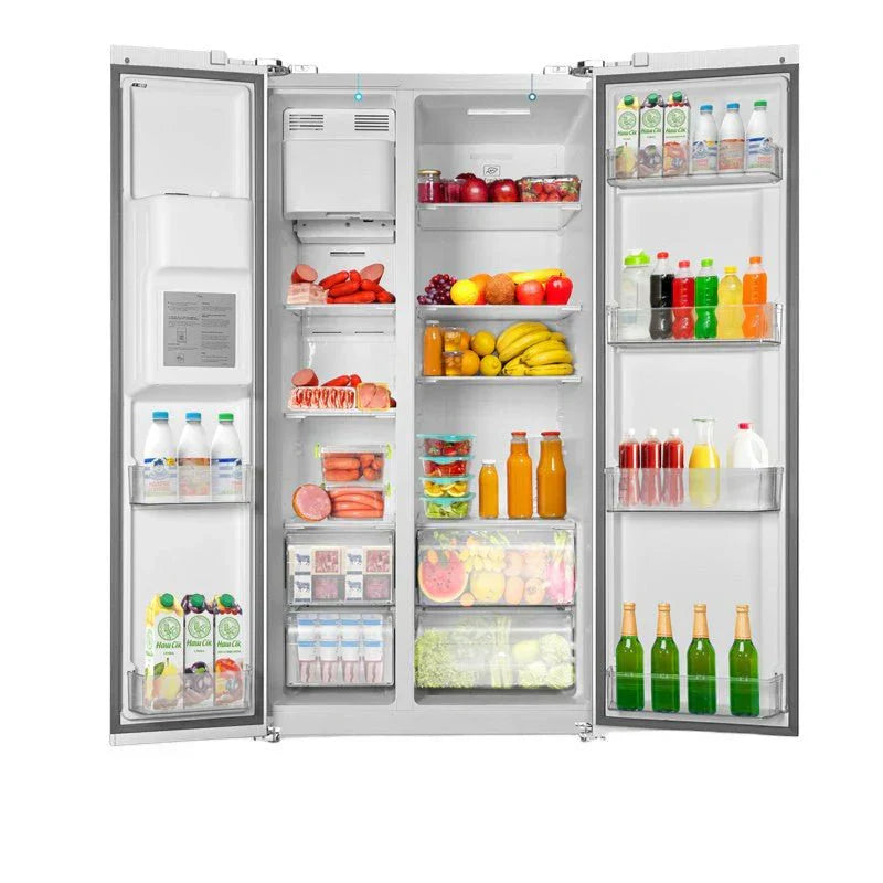 36" Side by Side 20.01 Cu. Ft. Built-in Refrigerator with Freezer and Ice Maker Included