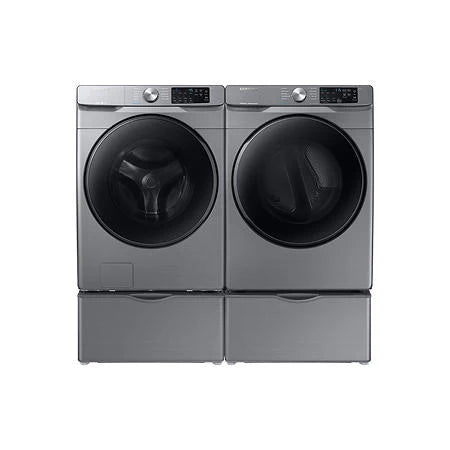 45 Cu Ft Frontload Washer 75 Cu Ft Electric Dryer, Platinum