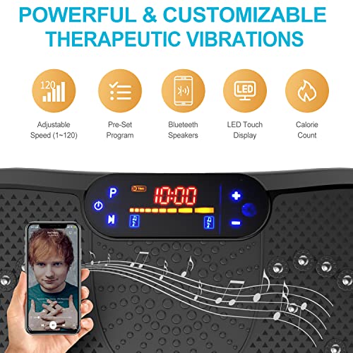 Axv Vibration Plate Exercise Machine Whole Body Workout Vibrate Fitness Platform Machine
