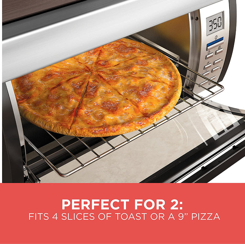 Spacemaker Under-Counter Toaster Oven, Black/Stainless Steel, TROS1000D, 2025