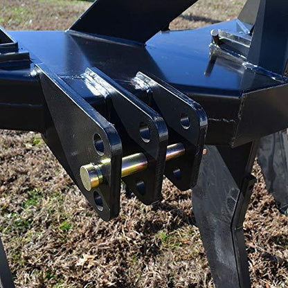 3 Shank Subsoiler Ground Ripper Fits 3 Point Tractor Cat 1 and 2 Quick Hitch Compatible