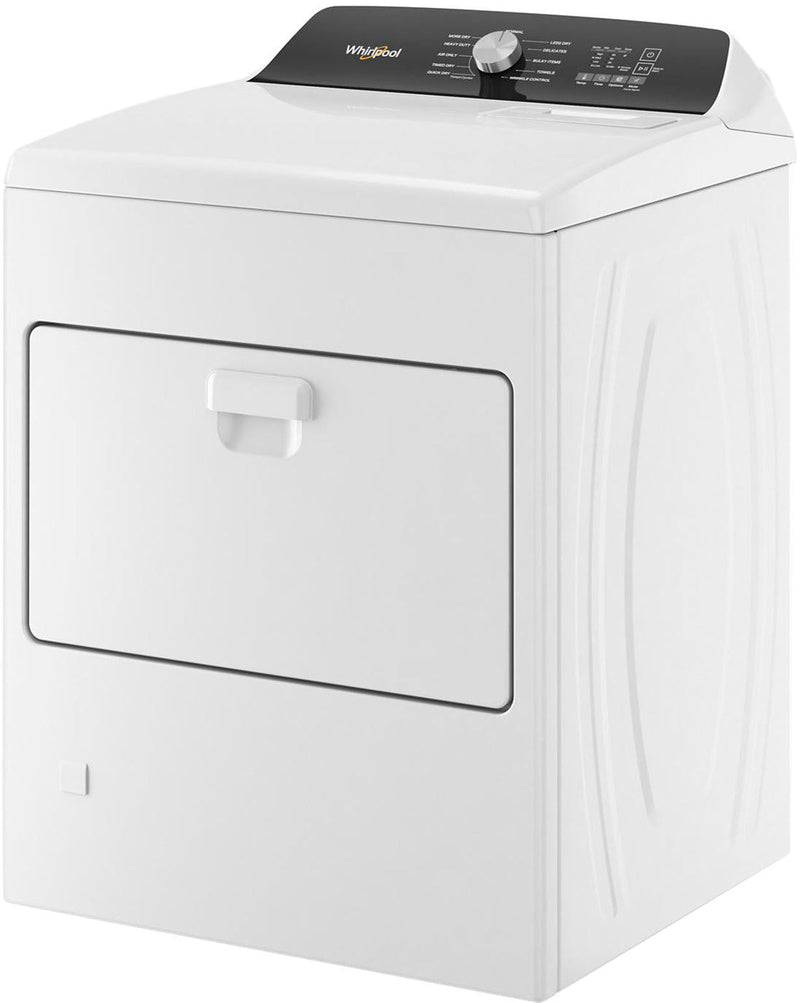 Whirlpool, 7.0 Cu. Ft. Gas Dryer with Moisture Sensing, White, 2025