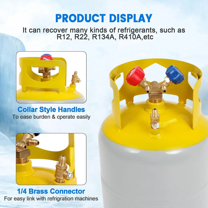 30 LB Refrigerant Recovery Tank for R12, R22, R134A