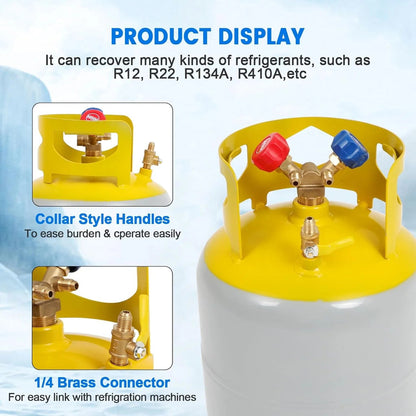 30 LB Refrigerant Recovery Tank for R12, R22, R134A