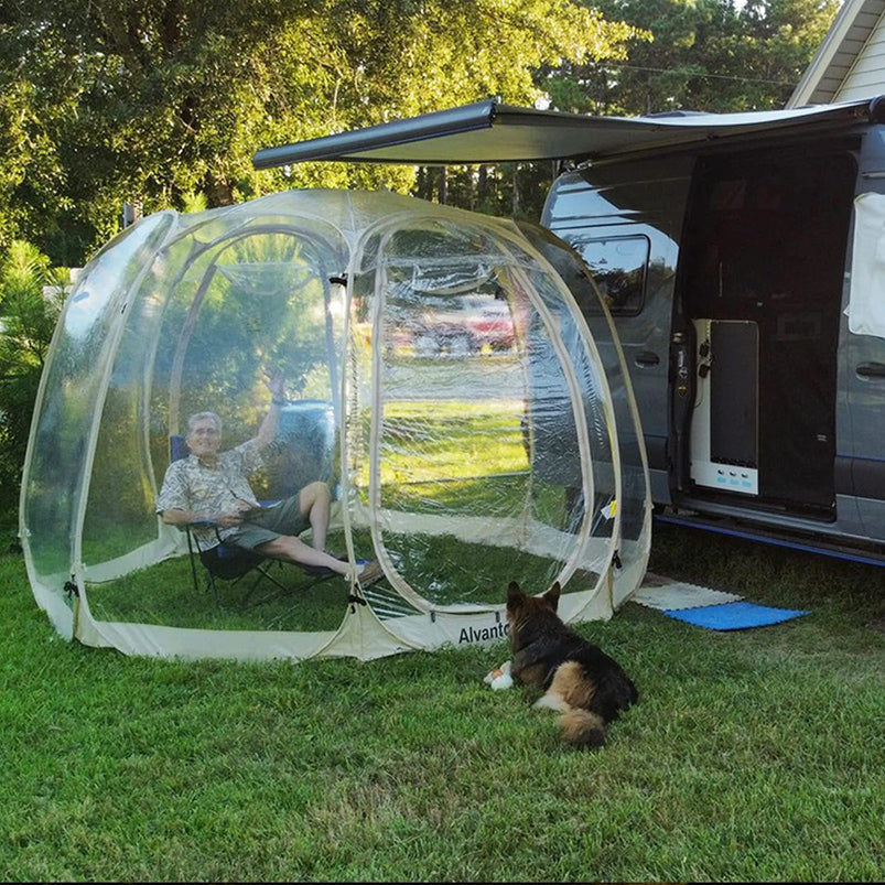 Alvantor Bubble Tent Pop up Gazebo, 8-10 Person Igloo Dome Garden Patio Canopy Shelter