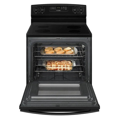 4.8 Cu. Ft. Electric Range in Stainless Steel Black