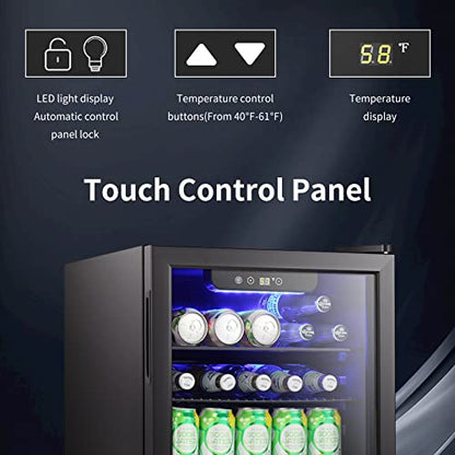 Antarctic Star Mini Fridge-95 CAN Beverage Refrigerator