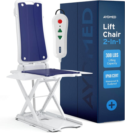 Aydmed 2-in-1 Electric Lift Chair, 308lbs Capacity, Waterproof