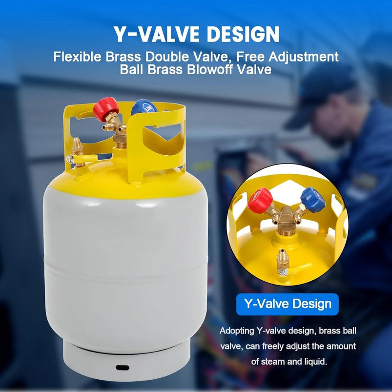 30 LB Refrigerant Recovery Tank for R12, R22, R134A