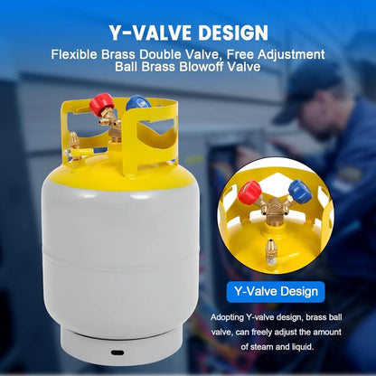 30 LB Refrigerant Recovery Tank for R12, R22, R134A