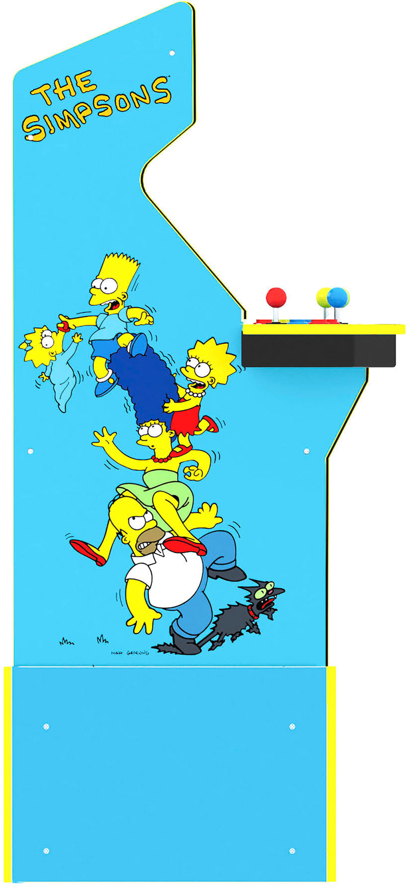 Arcade1Up, the Simpsons 30th Edition Arcade with Stool and Tin, Multi