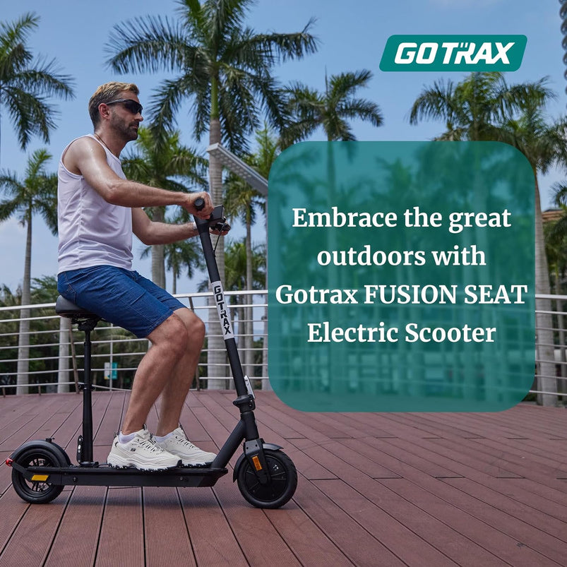 Adult Electric Scooter, 8.5 Inch Pneumatic Tires, MAX Range 14/18 Miles, MAX Speed 15.5/18 MPH, Powered by 300 Watt Motor