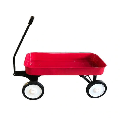 Childrens Classic Pull Along Steel Wagon, Madeinusa