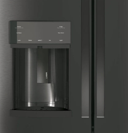 Appliances PFE28KBLTS 36 Inch French Door Refrigerator Black Stainless Steel
