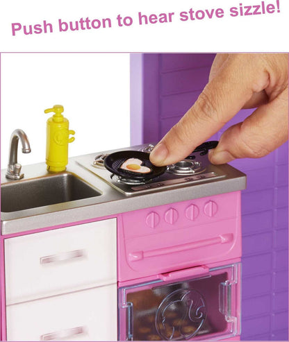 Barbie Dreamhouse Dollhouse with Elevator, Pool, Lights and 70 Plus Accessories, 3-Story Playset